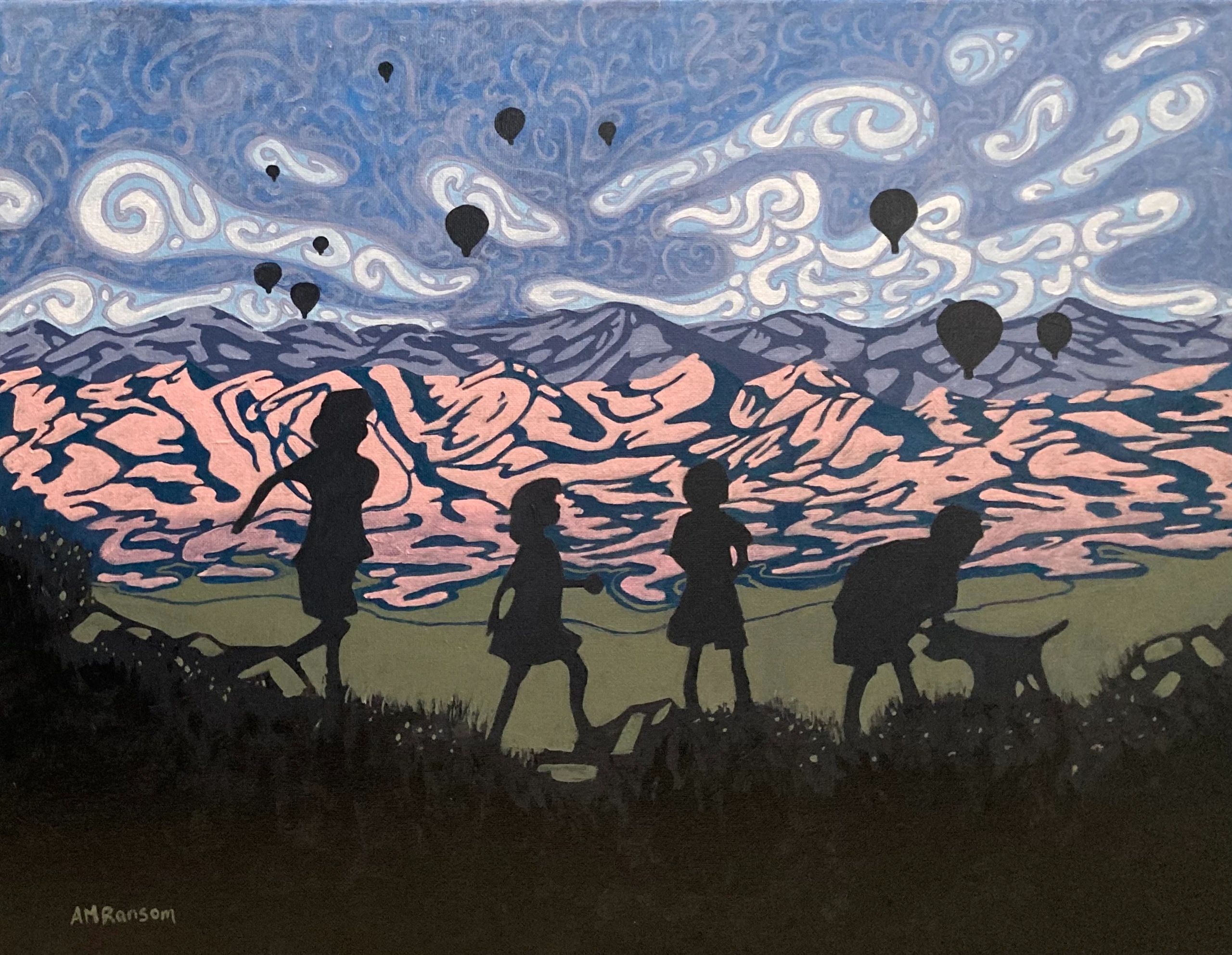 Original acrylic painting by AM Ransom