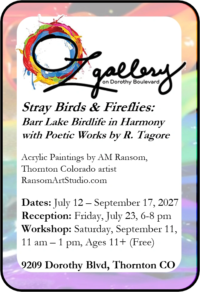 OZ Gallery exhibition summary — Stray Birds and Fireflies by AM Ransom